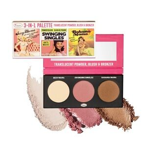 NWT theBalm 3-In-1 Palette Trio
